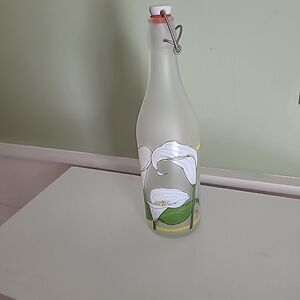 Italian Glass Cerve Bottle